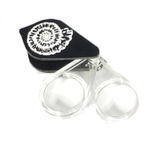 Ammonite Logo Double Hand Lens