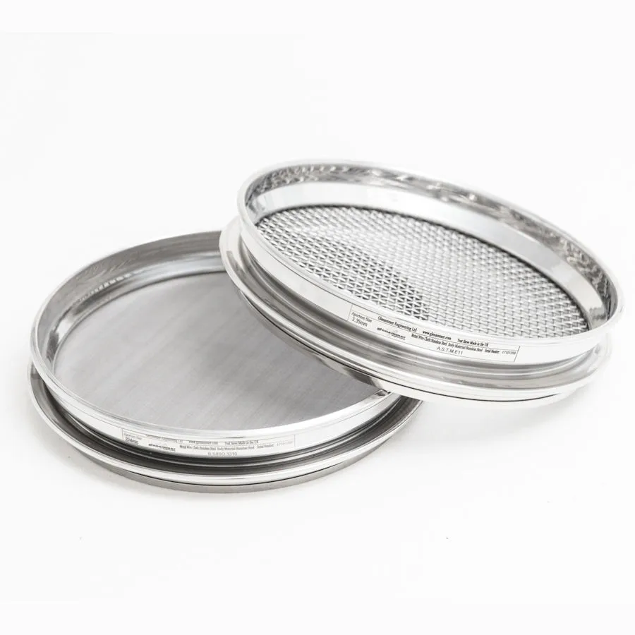 300mm Half Height Glenammer Sieves