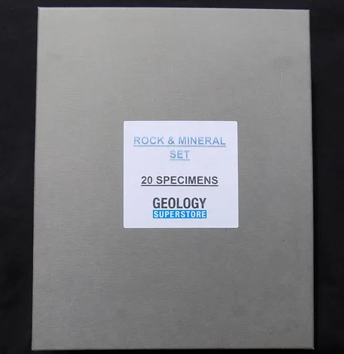 20 Specimen Rock and Mineral Set