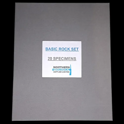 20 Specimen Basic Rock Collection Set