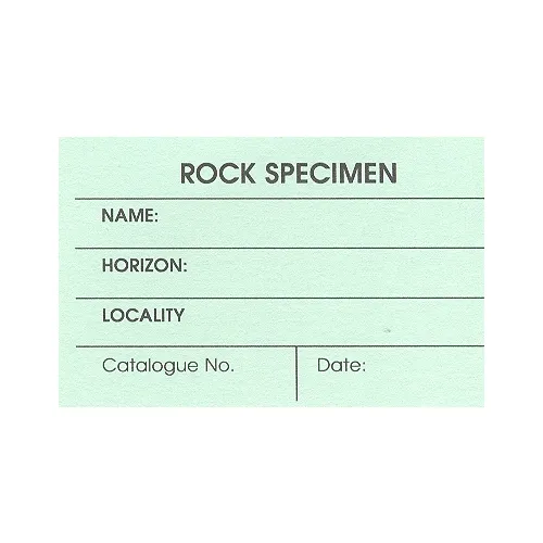 Rock Specimen Cards (25 cards)