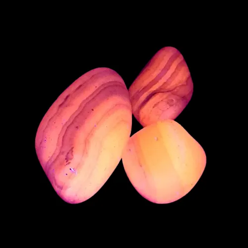 Mangano Calcite Tumblestones (Fluorescent)