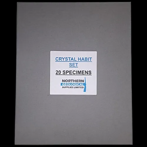 20 Specimen Crystal Habit Set