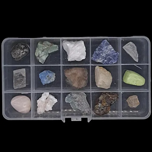 15 Specimen Mineral Fluorescence Set