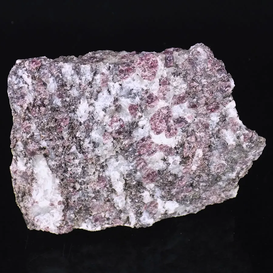 Rhodolite Garnets in Mica Schist and Quartz