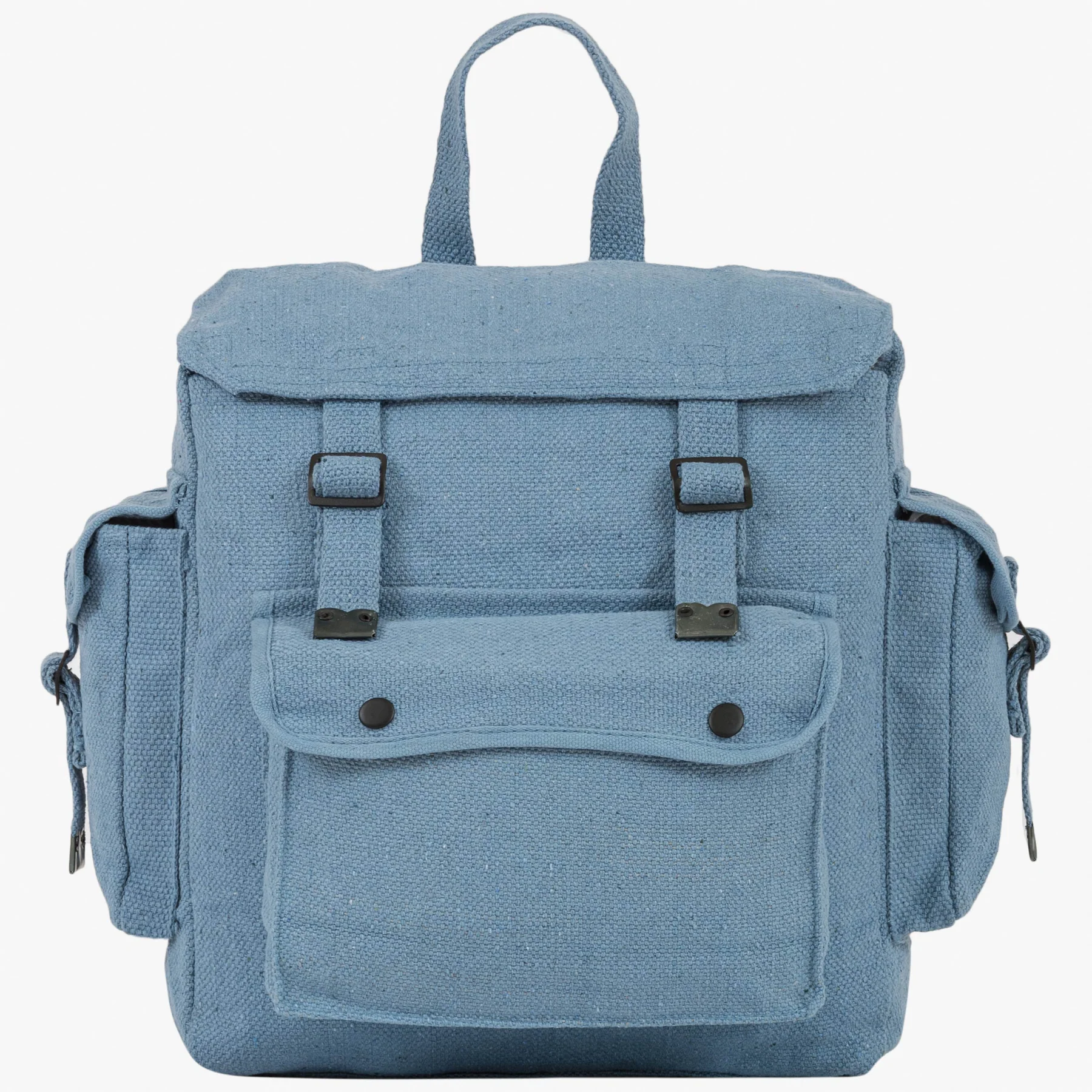 Large Webbing Backpack with Pockets