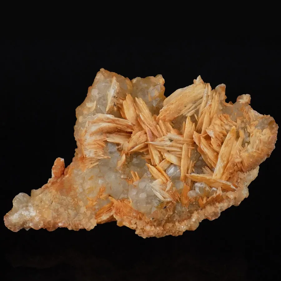 Citrine with Baryte - Morocco