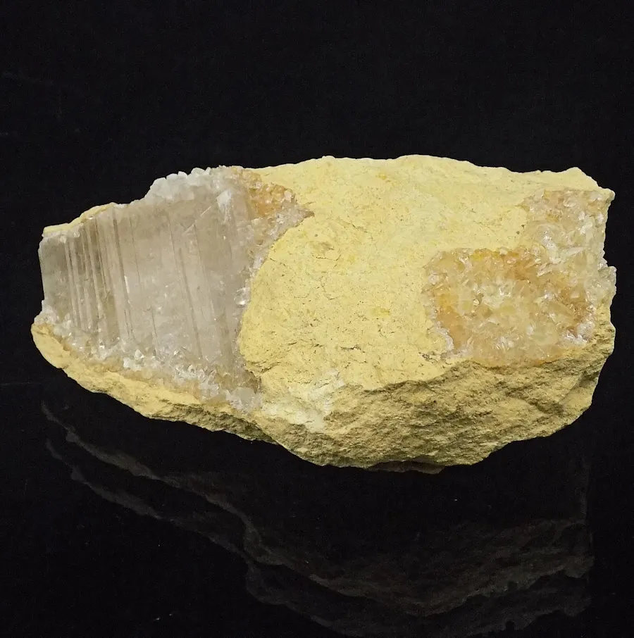 Dogtooth Calcite and Selenite
